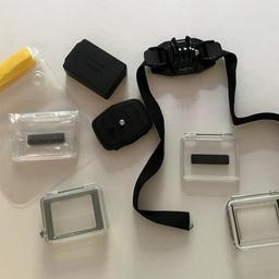 Various GoPro attachments including bike helmet attachment and small dry bag

Available to collect from N1 2LW.  No offers please :)