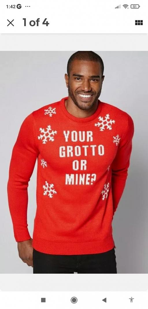 Buy & Sell Merseyside Knowsley - Photos for funny Christmas jumper men's medium