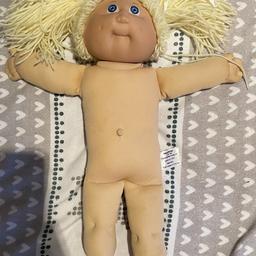 Original doll with the signature on the bum. Selling for a lot on eBay x
