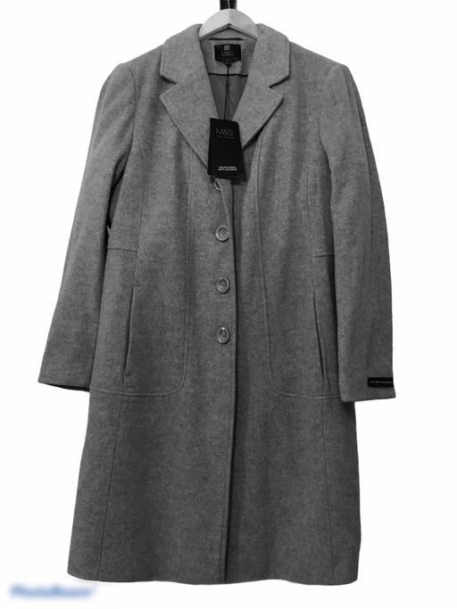 Buy & Sell South Yorkshire Doncaster - Photos for Grey M&S Italian Wool Coat