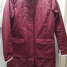 This was purchased this year and is still for sale in shop. never worn. good quality coat as with all Regatta. colour Burgandy.