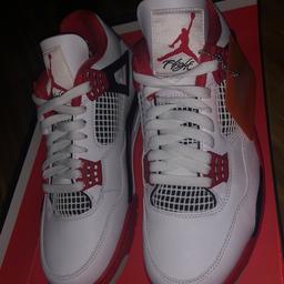 Verkaufe hier den Jordan 4 Retro *Fire Red* in Größe 41 / US 8.

Der Schuh ist neu und ungetragen.
Bei Fragen stehe ich gerne zur Verfügung!