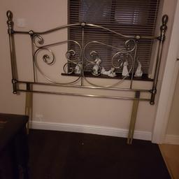 Kings size iron head board good quality excellent condition
