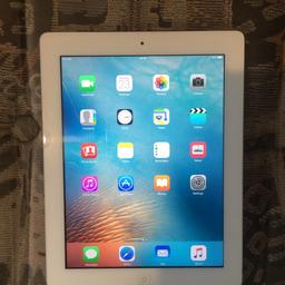 For sale a mint condition iPad 3 WiFi 4g 32gb with Retina display, had very little use. Buyer will be very pleased.