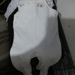 new baby outfit dungarees 3 piece 6 to 9 months