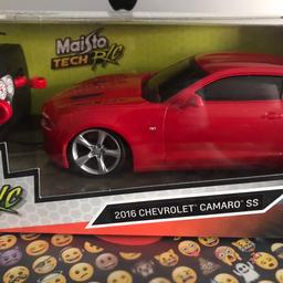 Zum Verkauf steht ein ferngesteuerte Spielzeug Auto Chevrolet Camaro NEU

Ideal als Geschenk 🎁

Paypal und Versand möglich
Privat verkauf ohne Garantie ohne Rücknahme