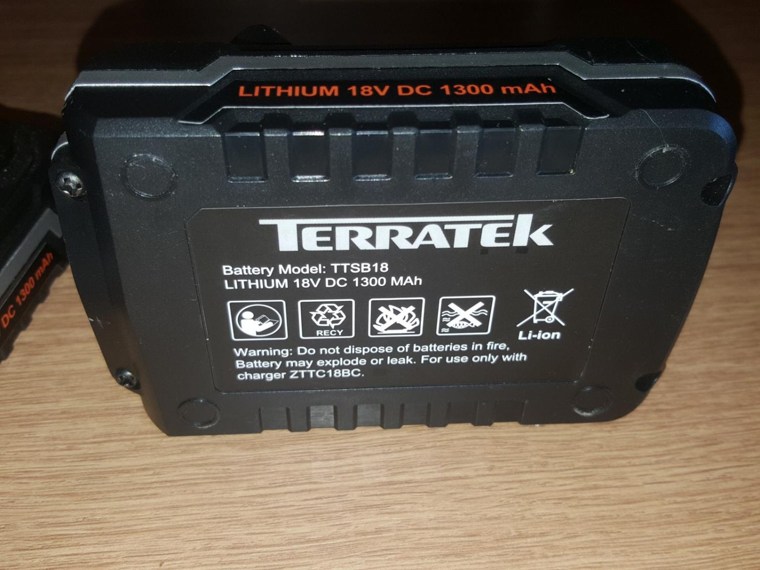 2 terretek batterys and charger in Barnsley for 30.00 for sale Shpock