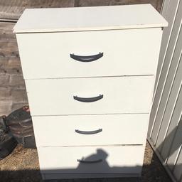 Used chest of drawers.Stored by garage so please help yourself. Se9 address. Will give full address to anyone genuinely Interested. Collection only

103cm height, 70.5cm length, width 37cm. 
