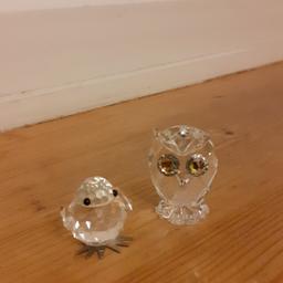 both Swarovski and in good condition  but no box £12 each or both for £20