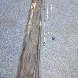 Shakespeare Mustang multi feeder rod 10 ft 3 tips please look at my other items thanks for looking