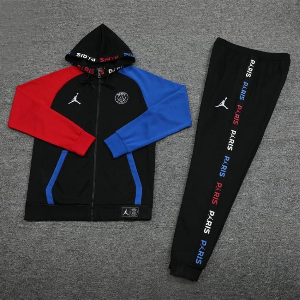 Psg jordan hotsell tracksuit red