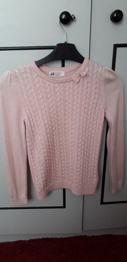 Buy & Sell Greater Manchester Bolton - Photos for GIRLS PINK JUMPER H& M 