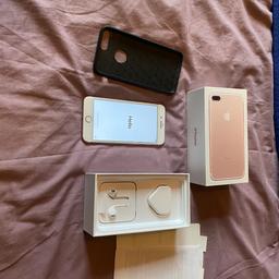 iPhone 7 Plus Gold excellent condition unlock comes with Box and all accessories including phone case