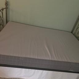 IKEA memory foam double mattress with removable cover.
Pet free/ smoking free house.

137x200

COLLECTION ONLY 