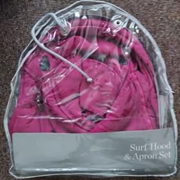 silver Cross surf hood and apron set in raspberry in good condition im in le5 area I maybe able to deliver for a small charge depending on where you are or I can post if postage cost are paid for