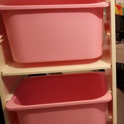 Selling ikea toy unit including the boxes and shelves as shown in photo.