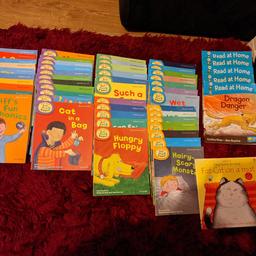 Well loved Biff Chip and Kipper books, levels 1-6.

These are used and some may be a little bent (see pic 2) no writing/ drawing in them. 

They are not in perfect condition, however all can be fully read. 

Mostly the newer style, however 5 older style. 

Huge bundle of 50 books. 

I would like £20