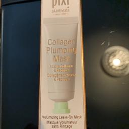 Brand new pixi collagen plumping mask bought for 24 pound in boots brand new wanting 7 pound well worth it pick up only please