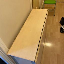 Barely used. Large folding table with storable chairs to save. Selling as barely use it. 1st floor flat so will need 2 people to collect item.