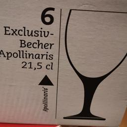 6x Gläser von Apollinaris
original verpackt