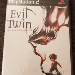 brand new sealed copy of evil twin ps2