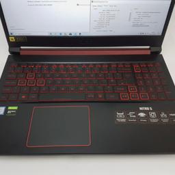 Acer Nitro 5 AN515-54-52NB Gaming Laptop
15.6" Display Screen
256GB SSD Plus 1TB 8GBGB DDR4 SDRAM RAM Memory Tech.
Intel Core i5 9300 9th Gen 2.40GHz Dedicated Graphics Intel UHD Graphics 630 with Nvidia GeForce GTX 1050 GDDR5 
Window10
Microsoft Office
Antivirus protection

Condition: this device has passed all quality assurance testing. No visible marks to the screen, general wear to the palm rest and outer casing with a few scratches and light marks. Overall this device is in good condition.