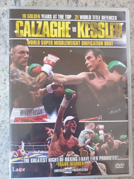 Buy & Sell Falkirk Stenhousemuir - Falkirk - Photos for Calzaghe Vs Kessler DVD