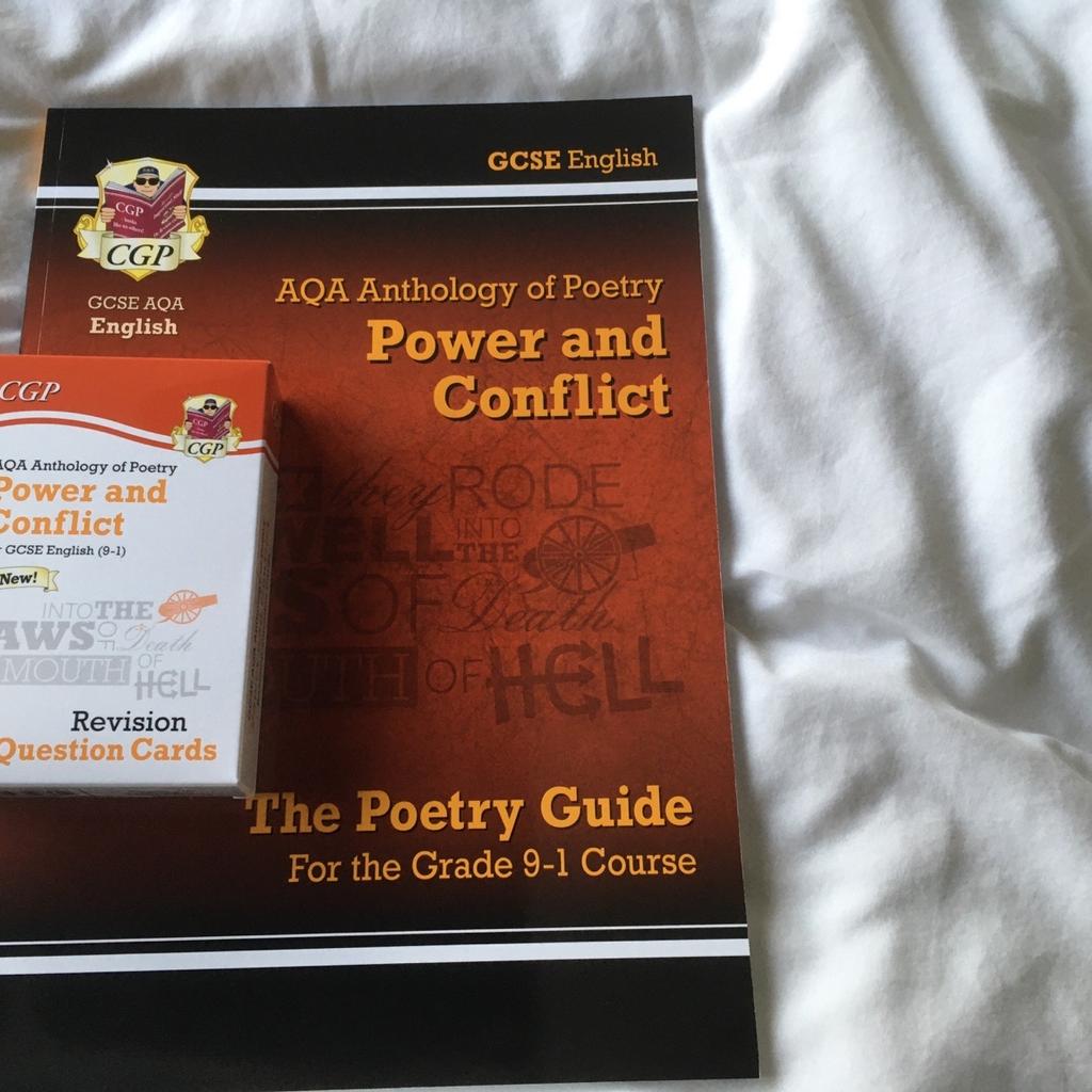 Brand new revision of power and conflict
The poetry guide