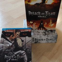 Verkaufe die BluRay von Staffel 1 Attack on Titan in der Sammelschuber Edition mit Plakat, Aufnäher etc.

Eine der besten Animeserien überhaupt!

Nichtraucherhaushalt