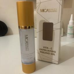 Mica beauty vita-c exfoliating peeling gel. Similar to the huda beauty exfoliator. Don’t use anymore. RRP £90. Selling for £20 including postage
