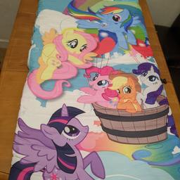 My Little Pony Clever sleeping bag.

Only used for 2 nights when my niece's came to stay.

1 has a little paint mark on it. See last picture.

I would like £5 for the one without the mark,
£4 for the one with the mark
£8 for both.
