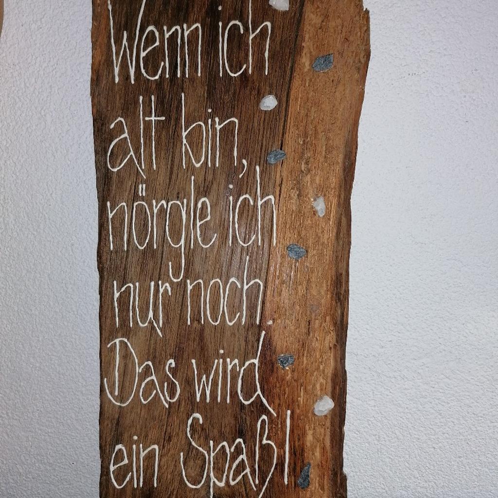 Deko Holz Spruch Wanddeko in 6241 Gemeinde Radfeld für € 25,00 zum