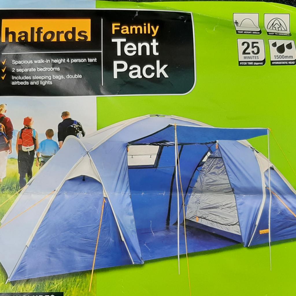 Halfords family tent pack in SW17 London for £45.00 for sale Shpock