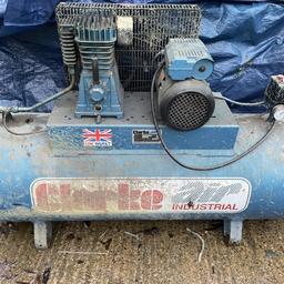 Clarke air compressor info on tag only 2 years old we brought it brand new grab a bargain