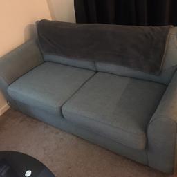 Comfortable 3 seater sofa, Blue/teal in colour. Around 6 Foot in length. Selling as im changing colour scheme. Brierley hill area, collection only but happy to help move it