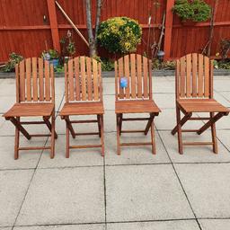 selling my hardwood chairs all brand new 
bought from homebase 

Thanks for looking