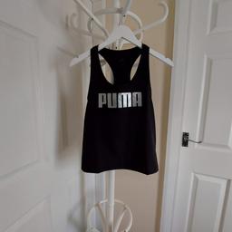 T-Shirt „Puma“Women’s 

Dry Cell Slim Fit

 Black Silver Colour

 New With Tags

Actual size: cm

Length: 53 cm from shoulder front

Length: 52 cm from shoulder back

Length: 31 cm from armpit side

Shoulder width: 25 cm

Volume hand: 44 cm

Volume bust: 80 cm – 90 cm

Volume waist: 79 cm – 88 cm

Volume hips: 83 cm – 90 cm

Size: 12 (UK) Eur M,40 ,US M

Shell: 85 % Polyester
          15 % Elastane

Made in Vietnam