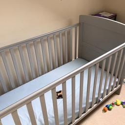 With mattress, my son never slept in the cot and selling to make space