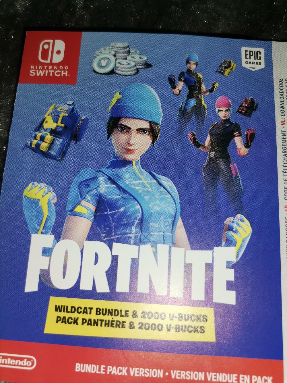fortnight wildcat bundle code in DY2 Dudley for £40.00 for sale Shpock