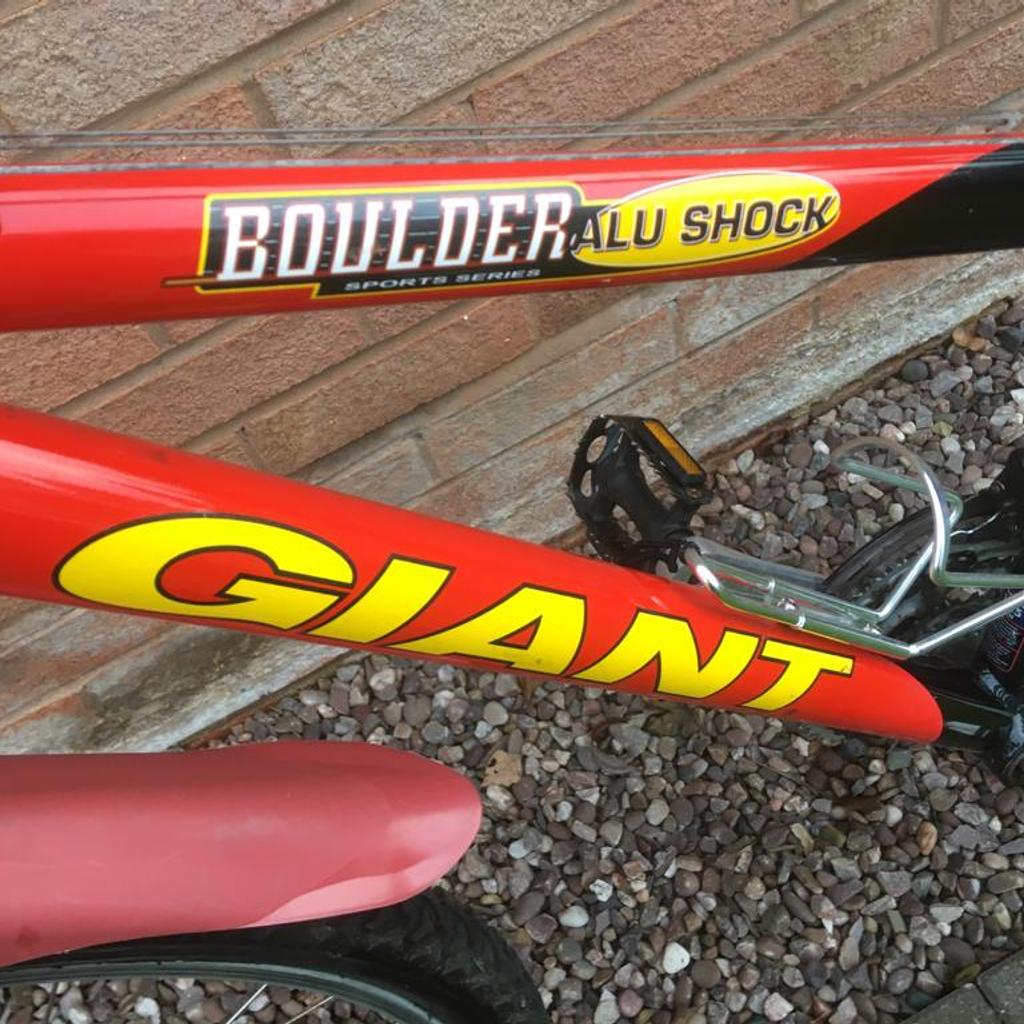 giant boulder alu shock mountain bike