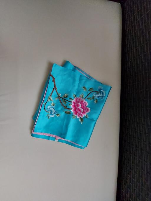 Buy & Sell Lancashire Pendle - Photos for Scarf Blue Pink Colour Length: 1.80 m