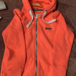 Brand new with tags a orange superdry hoody size 12