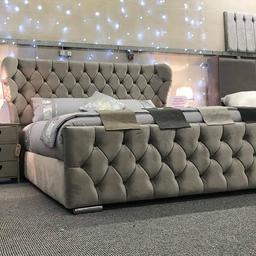 🌟GRAB A BARGAIN WITH OUR NEW WINGBACK BEDS NOW AVAILABLE WITH FAST DELIVERY!
🌟 HIGH QUALITY BUILD
🚛FREE DELIVERY🚛
-
✅Double 4ft6 Frame only - £199 
✅Double 4ft6 Frame + Mattress – £250
- 
✅King size 5ft Frame only - £210 
✅King size 5ft Frame + Mattress - £280
- 
✅Superking 6ft Frame only - £240 
✅Superking 6ft Frame + Mattress - £340

CHOICE OF MATTRESSES TO GO WITH YOUR SELECTED BED
MULTIPLE COLOURS TO CHOOSE FROM
MANUFACTURED IN THE UK
TO PLACE AN ORDER OR FOR ANY ENQUIRIES PLEASE CONTACT US