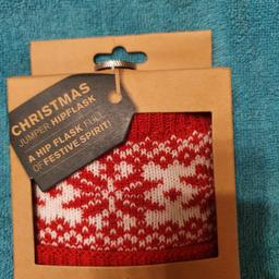 Christmas Jumper 6oz Hip Flask - BRAND NEW and UNUSED.

Quirky and unusual Christmas gift/stocking filler.

3 x hip flasks available.
Price is for each flask.

Collection welcome from Walsall.