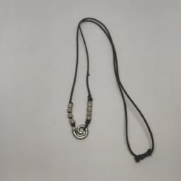 Collana Dodo originale in argento 925 con 8 granelli e serpente centrale. Spedizione non inclusa