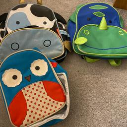 Good condition skip hop bags and lunch box