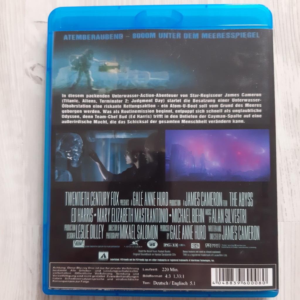 The Abyss Special Edition Blu ray Uncut Top in 71336 Waiblingen for €15