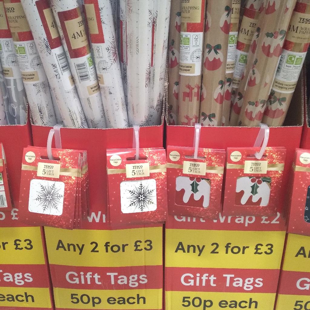 Christmas wrapping deals paper tesco