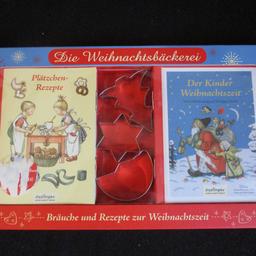 Die Weihnachtsbäckerei - Mini-Bilderbuch, Rezepte-Heft & Plätzchenausstecher

NEU, nur zum Fotografieren ausgepackt