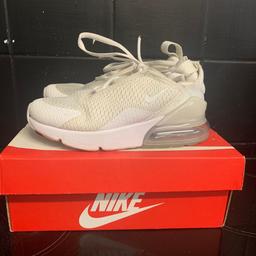 Nike air max 270 junior 
Size 11 with box 
Some small signs of wear and tear